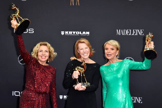 Michaela May, Gaby Dohm and Uschi Glas at the 71 Bambi Award 2019 in the Festspielhaus Baden Baden, 21 11 2019 Foto:xF.xKernx xFuturexImage