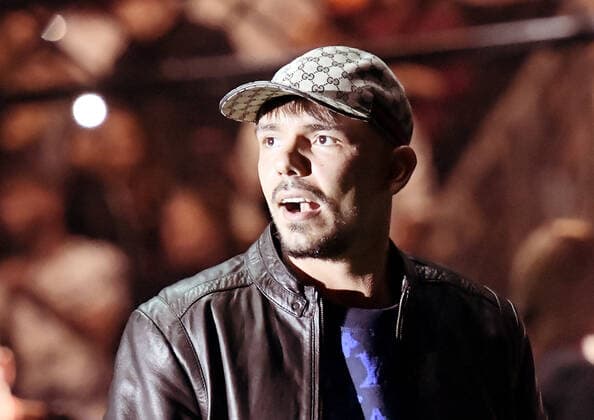 09 10 2019, xlakx, Promi Football Event , KISS CUP 2019 emspor, v l Rapper Capital Bra bourgerlich Vladislav Balovatsky at the Kiss Cup 2019 on Wednesday 09 October 2019 in the Max Schmelling Halle in Berlin Berlin