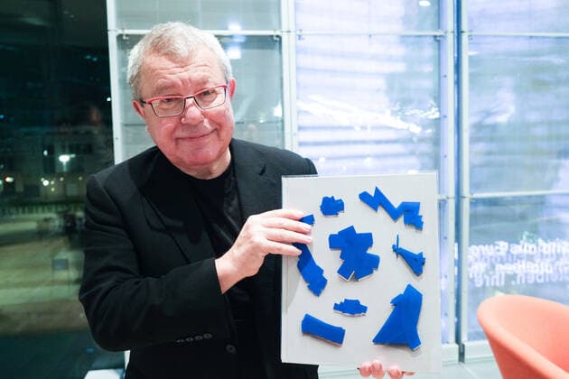 Daniel Libeskind, star architect, at the book presentation and discussion ÇOn the Duty and the Power of ArchitectureÈ at the Akademie der Künste on 26 11 2019 in Berlin Daniel Libeskind at the book presentation in Berlin