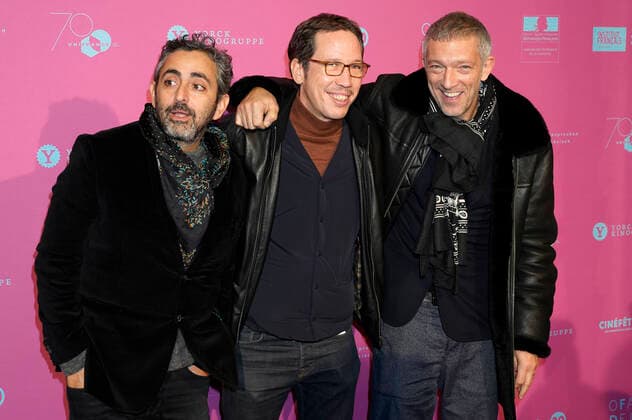 Eric Toledano, Reda Kateb and Vincent Cassel at the premiere of the movie Alles außer gewöhnlich Hors norme at Cinema Paris Berlin, 28 11 2019 Foto:xT.xBartillax xFuturexImage