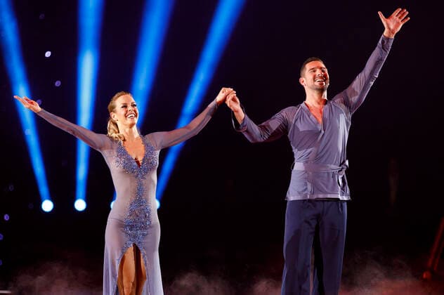 Benjamin Piwko and Isabel Edvardsson in the show Let s Dance RTL presents the Live Tour 2019 in the Lanxess Arena Cologne, 28 11 2019 Foto:xC.xHardtx xFuturexImage