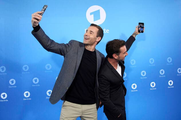 Kai Pflaume and Florian Silbereisen at the ARD annual press conference in the Emporiohaus Hamburg, 03 12 2019 Foto:xH.xHartmannx xFuturexImage