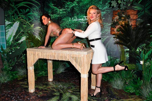 Evelyn Burdecki at the unveiling of the wax figure of Nicki Minaj at Madame Tussauds Berlin Berlin, 07 01 2020 Foto:xF.xKernx xFuturexImage
