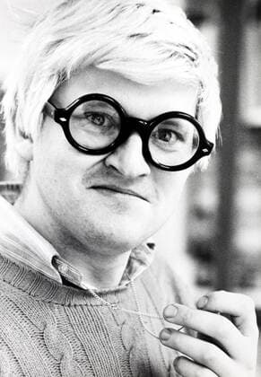 HOCKNEY David Portrait of David Hockney by Fay Godwin 1931 2005 Credit Collection British Library KHARBINE TAPABOR  KH416664