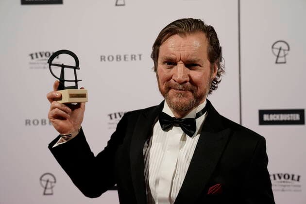 The male supporting role of the year wins Manus Krepper for his role as father in the film The Queen of Denmarks Academy of Film awards Robert Prize 2020 at the Tivoli Hotel Congress Center in Copenhagen, Sunday, January 26, 2020, Copenhagen Denmark,  Copyright: NielsxChristianxVilmannx spdk20200126-202314-L