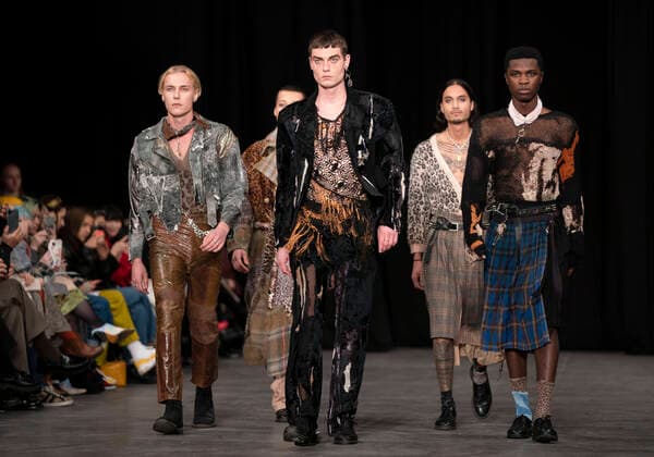 Copenhagen Fashion Week AW 2020 Designers Nest show in the locomotive workshop Tuesday, January 28, 2020 Winner of the years award Milka Seppänen, Copenhagen Denmark,  Copyright: Ritzau Scanpix LiselottexSabroex COP101 spdk20200128-175019-L