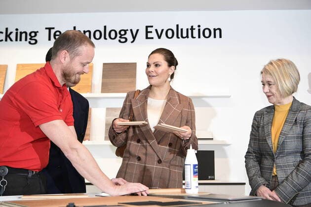 Crown Princess Victoria and Prince Daniel during their visit to the Valinge Innovation in Skane, Sweden on Wednesday January 29, 20120 HÖGANÄS Sweden x50090x,  Copyright: xJohanxNilsson TTx VICTORIA IN SKANE
