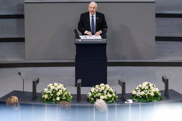Berlin, Memorial Service for the Victims of National Socialism Germany, Berlin 29 01 2020 The picture shows President of the State of Israel Reuven Rivlin during the memorial service for the victims of National Socialism in the German Bundestag Berlin Bundestag Berlin Germany