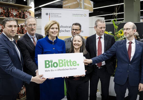 Federal Minister of Agriculture Julia Kloeckner, CDU, recorded during a tour of BioFach in Nuremberg 12 02 2020 Nuremberg Germany Copyright: xFelixxZahn photothek.netx