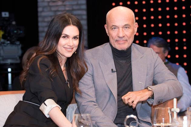 3nach9 Talkshow im Bild Viktoria und Heiner Lauterbach He first appeared on stage at the age of 19, since then his roles have been crowned with success Heiner Lauterbach He has been supported by his wife Viktoria for almost twenty years, to have a grandson, what the secret of a ha