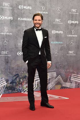 Daniel Brühl at the Laureus World Sports Awards on 17 02 2020 in Berlin Laureus Sport Awards 2020 in Berlin