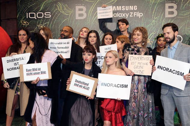 Sabin Tambrea, Caro Cult, Amelie Plaas Link, Jennifer Ulrich, Franz Dinda and others at the Place To B Berlinale Party Garden of Eden as part of the Berlinale 2020 70 Berlin International Film Festival at the Restaurant Borchardt Berlin, 22 02 2020 Foto:xC.xTamckex xFuturexImage