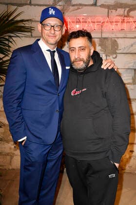 Frank Kusche and Kida Khodr Ramadan at the Panta Party as part of the Berlinale 2020 70 Berlin International Film Festival in Modern Times East Berlin, 24 02 2020 Foto:xF.xKernx xFuturexImage