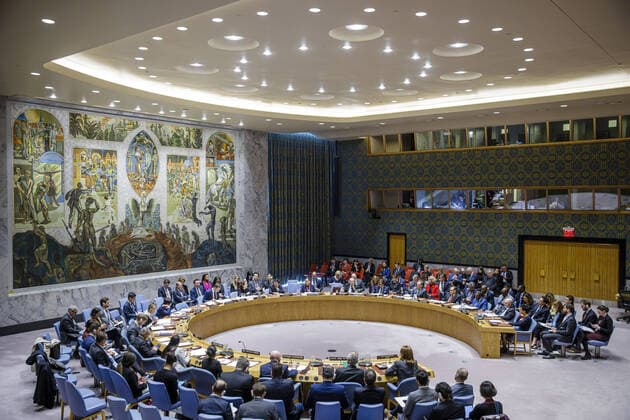 UN Security Council meeting on the humanitarian situation in Syria part New York, 27 02 2020 New York United States Copyright: xThomasxTrutschelx