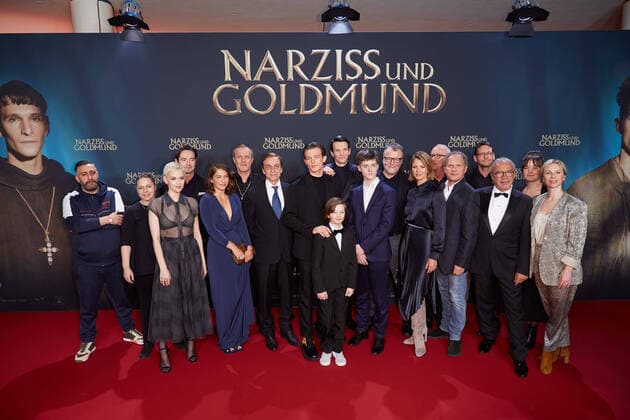 Cast world premiere of NARZISS and GOLDMUND at Zoo Palast Berlin on 02 03 2020 World premiere of Narziss and Goldmund