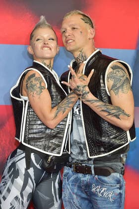 TV movie premiere 9 days awake Eric Stehfest with wife Edith Arrival for TV movie premiere of the ProSieben blockbuster, 9 days awake at the cinema Zoo Palast in Berlin on 08 03 2020 PPM
