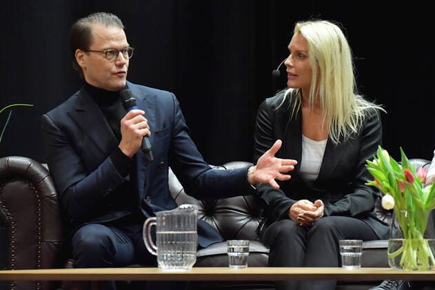 HAPARANDA 20200309 Prince Daniel and Stina Bergfors during a seminar in haparanda, Sweden on Monday HAPARANDA Sweden x10030x,  Copyright: xJonasxEkströmer TTx PRINS DANIEL HAPARANDA