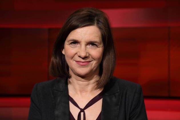 Katrin Göring Eckardt Chairwoman of the parliamentary group in the German Bundestag, BÜNDNIS 90 DIE GRÜNEN in the ARD talk show hart aber fair on 09 03 2020 in Berlin Topic