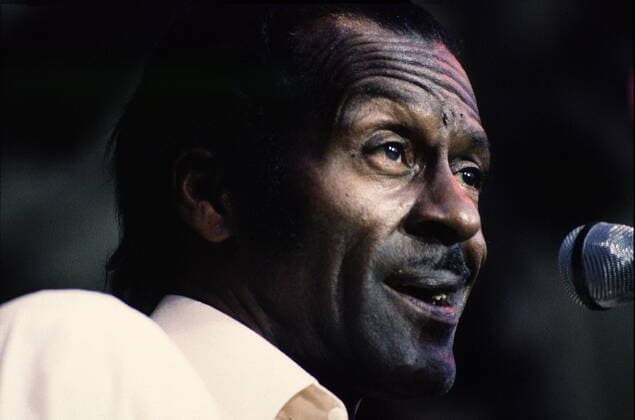 1 concert Chuck Berry, voc, g, rock, music, 4 July 1987 Music from USA, berliner Waldbühne, Rock n Roll, Copyright: xBriganixArt HEINRICHx 00006273_00006273