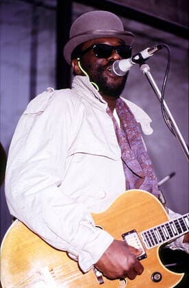 1 concert 87 James Blood Ulmer, voc, g, jazz, blues, music, Copyright: xBriganixArt HEINRICHx 00011289_00011289
