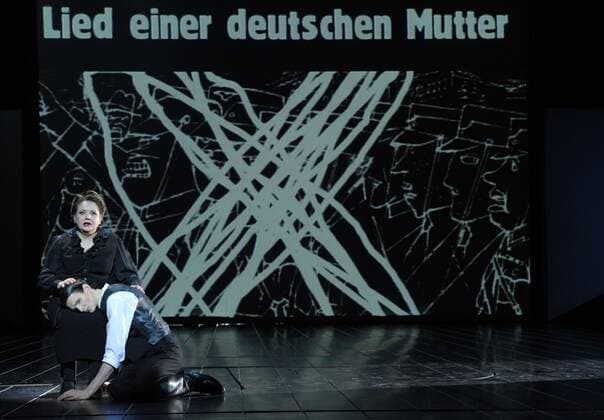 1 Theater Swetlana Schoenfeld Sabin Tambrea, singer in the Hanns Eisler Revue in BE, song of a German mother ,fotoprobe from 14 01 11, music, Berlin Germany, Germany Copyright: xBRIGANI-ART HEINRICHx BriganiArt_00238704_00238704