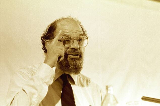 7 Reading 90 Allen Ginsberg, jazz poet, writer of the beat generation, á4 4 97 Copyright: xPOP-EYE moxhübenerx 00007645_00007645