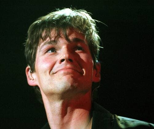 27 Concert A HA, singer Morten Harket, voc, at Berlin Velodrom , Scandinavian band, from Norway, pop of the 80s, pop star, comeback, revival, music, Aha, A Ha, grin, grin, grin, Berlin Germany, Germany Copyright: xPOP-EYE Morlokx 00031118_00031118