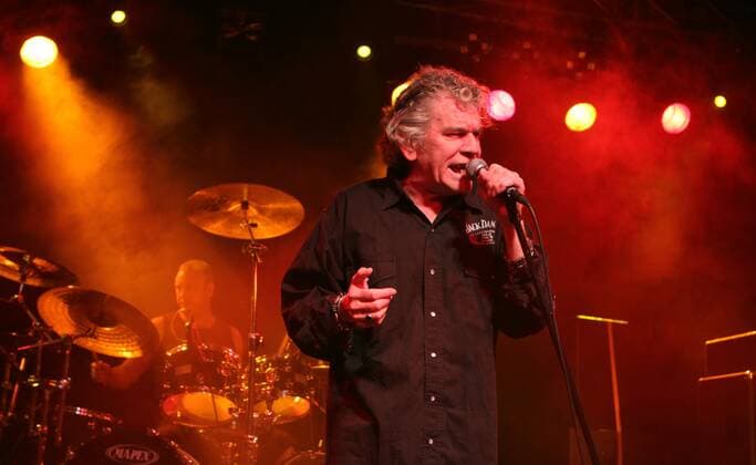 77 Concert Nazareth, singer Dan McCafferty, at Berlin Postbahnhof, Fritzclub, hard rock, heavy metal, rock, musicians, music, Berlin Germany, Germany Copyright: xPOP-EYE Gabschx 00220149_00220149