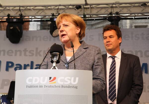 127 Angela Merkel, Christian von Stetten at the 42 PKM Summer Party, Parliamentary Circle for Medium-Sized Businesses in the Kronprinzenpalais, Berlin, on 05 07 16, Berlin Germany, Germany Copyright: xPOP-EYE RenexduxVinagex 10051724_K09A0715