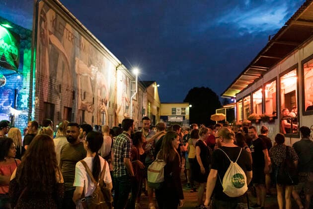 19 Fete de la Musique, Cassiopeia, concerts and live music on the RAW area on 21 06 19, party, fun, summer solstice, evening, sunset, longest day, shortest night, music Berlin Germany, Germany Copyright: xPOP-EYEx xBenxKriemannx 10114253_FeteDeLaMusique_2495
