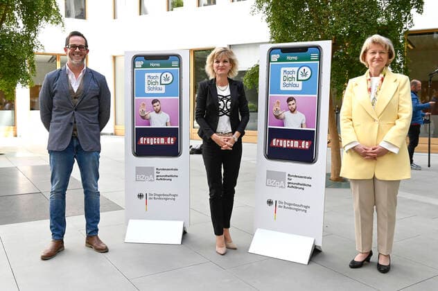 Kay Lübbers, Daniela Ludwig and Heidrun Thaiss at a press conference on the Cannabis Concept Contest 2020 and the presentation of the new cannabis prevention measures via social media in the Haus der Bundespressekonferenz Berlin, 29 05 2020 Foto:xJ.xKrickx xFuturexImage