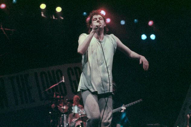 Bob Geldof from The Boomtown Rats live in Dominion London, 25 02 1984 Foto:xR.xKeuntjex xFuturexImage