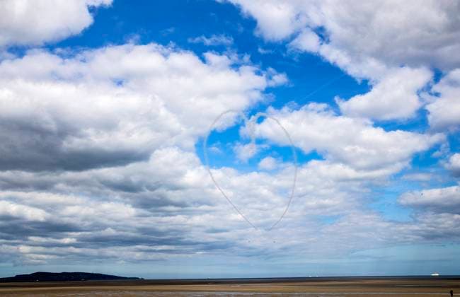 EDITORIAL USE ONLY Red Bull Matadors Aerobatic Display Over The East Coast of Ireland 2 7 2020 Pictured today at Sandymount, the Red Bull Matadors piloted by Paul Bonhomme & Steve Jones, took to the skies to perform a thrilling aerobatic display along the east coast of Ireland GivesYouWings The Red Bull Matadors 2 7 2020  Copyright: x INPHO BillyxSticklandx 0047500527st