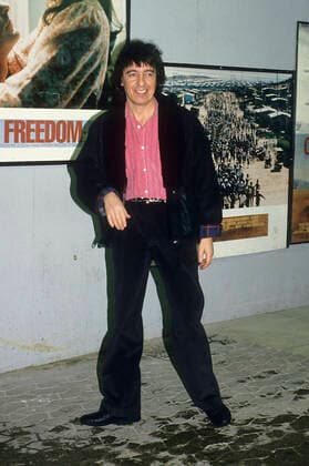 Bill Wyman The Rolling Stones at the gala premiere of the documentary film Chuck Berry Hail Hail Rock n Roll in Empire Leicester Square London, 17 02 1988 Foto:xR.xKeuntjex xFuturexImage