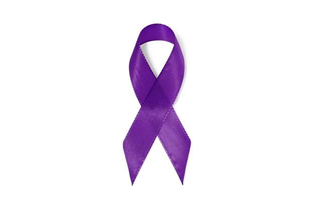 Symbol image Awareness Ribbon Purple, ribbon, sign of solidarity, Alzheimers disease, Crohns disease, epilepsy, pancreatic cancer Copyright: imageBROKER Anne-SophiexWittwer ibxasw05803976.jpg