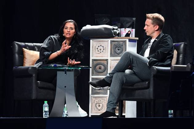 The Pochers here on 02 08 2020 at the drive-in cinema at Movie Park in Bottrop In their new podcast The Pochers here tell Amira and Oliver Pocher about their lives, what happened to them during the week, whats on their minds xRx