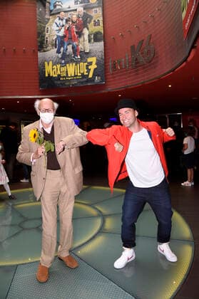 Dieter Schaad and Benoby at the premiere of the movie Max und die wilde 7 at the Mathäser Filmpalast Munich, 02 08 2020 Foto:xS.xAdamx xFuturexImage