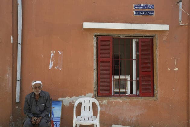 September 9, 2020, Beirut, Beirut, Lebanon: A Lebanese man sits outside his destroyed home which was disrupted by a blast in Beirut s port area, Lebanon August 9, 2020, in the aftermath of a colossal explosion that occurred days prior due to a huge pile of ammonium nitrate that had languished for years at a port warehouse. The huge chemical explosion that hit Beirut s port, devastating large parts of the Lebanese capital and claiming over 150 lives, left a 43-metre (141 foot) deep crater, a security official said. The blast Tuesday, which was felt across the country and as far as the island of Cyprus, was recorded by the sensors of the American Institute of Geophysics (USGS) as having the power of a magnitude 3.3 earthquake Beirut Lebanon - ZUMAap3_ 20200909_zaf_ap3_017 Copyright: xMarwanxTahtahx