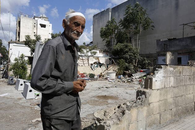 September 9, 2020, Beirut, Beirut, Lebanon: Lebanese man inspects the damaged building near the site of blast in Beirut s port area, Lebanon on August 9, 2020, in the aftermath of a colossal explosion that occurred days prior due to a huge pile of ammonium nitrate that had languished for years at a port warehouse. The huge chemical explosion that hit Beirut s port, devastating large parts of the Lebanese capital and claiming over 150 lives, left a 43-metre (141 foot) deep crater, a security official said. The blast Tuesday, which was felt across the country and as far as the island of Cyprus, was recorded by the sensors of the American Institute of Geophysics (USGS) as having the power of a magnitude 3.3 earthquake Beirut Lebanon - ZUMAap3_ 20200909_zaf_ap3_020 Copyright: xMarwanxTahtahx