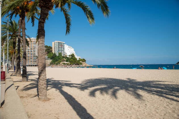 20200824 Mallorca after travel warning CAMPOS, SPAIN AUGUST 24 2020 Magaluf without tourists in high season at Mallorca after travel warning on August 24, 2020 in Campos, Campos Baleares Spain