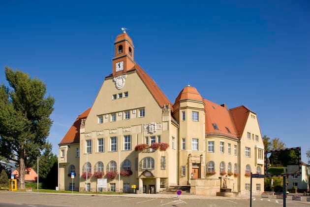 Heidenau City Hall Heidenau Saxony GERMANY