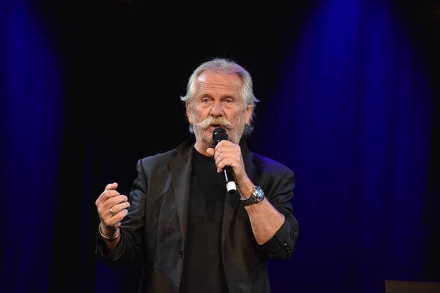 The musician Henning Krautmacher, front man of the band Höhner, poses at the presentation of the autumn programme at the Volksbühne am Rudolfplatz in Cologne
