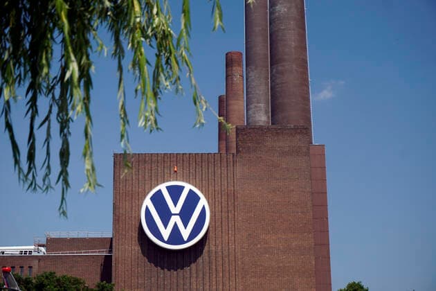 16 07 2020, Wolfsburg in Lower Saxony, VW plant on the Elbe side canal 16 07 2020, Wolfsburg 16 07 2020, Wolfsburg