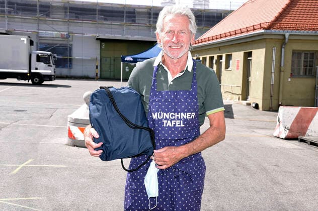 Paul Breitner at the presentation of Schulstart Donations from Amazon to 2300 socially disadvantaged children at the Münchner Tafel in the Grossmarkthalle Munich, 28 08 2020 Foto:xS.xAdamx xFuturexImage