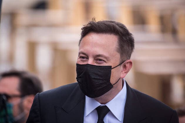 Berlin, Elon Musk as a guest at the board meeting of the CDU CSU Bundestag faction Germany, Berlin 02 09 2020 In the picture Elon Musk can be seen as a guest at the board meeting of the CDU CSU Bundestag faction in Berlin Berlin Berlin Germany