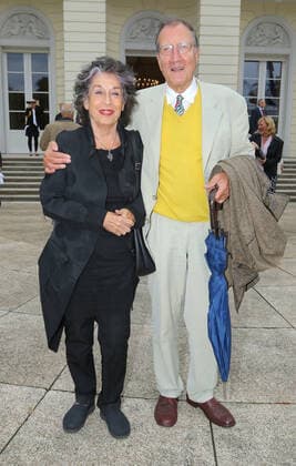Civic Festival of the German President 11 09 2015 Author Lea Rosh Mann Olaf Lemke in the park of Bellevue Palace, Spreeweg 1, Berlin, at the Civic Festival of the German President 11 09 2015