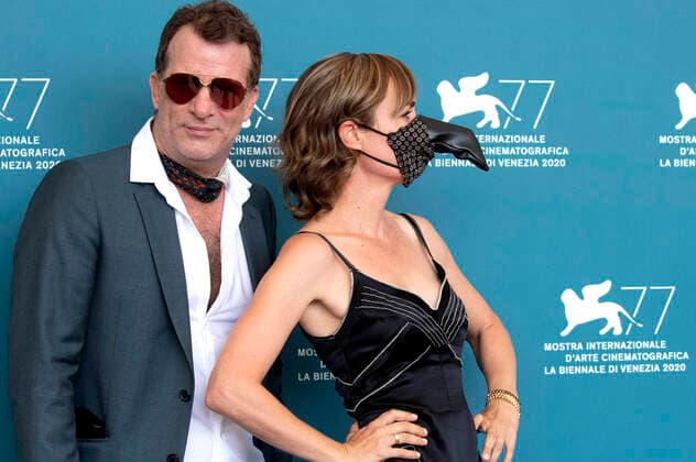 Thomas Jane and Radha Mitchell at the photocall for the feature film Run Hide Fight at the Biennale di Venezia 2020 77 Venice International Film Festival at the Palazzo del Casino Venice, 10 09 2020 Foto:xR.xWagnerx xFuturexImage