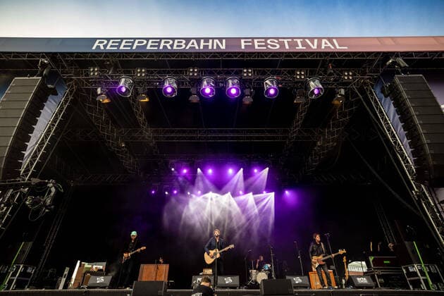 Hamburg, 19 September 2020 Niels Frevert at a concert on the Festival Village Stage as part of the Reeperbahn Festival 2020