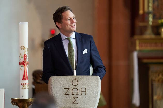 Georg Friedrich of Prussia, the head of the House of Hohenzollern, takes part in a ceremony to seal the settlement in which the great-great grandson of Emperor Wilhelm II renounces his claim to FREY_20200919016.JPG