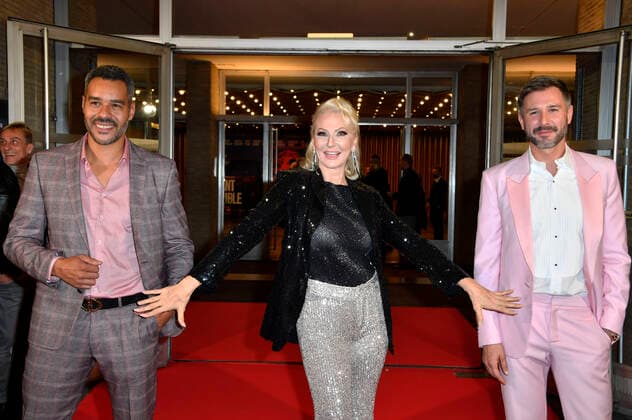 Michael Klammer, Desiree Nick and Jochen Schropp at the premiere of the feature film Enfant Terrible at Kino International Berlin, 28 09 2020 Foto:xF.xKernx xFuturexImage